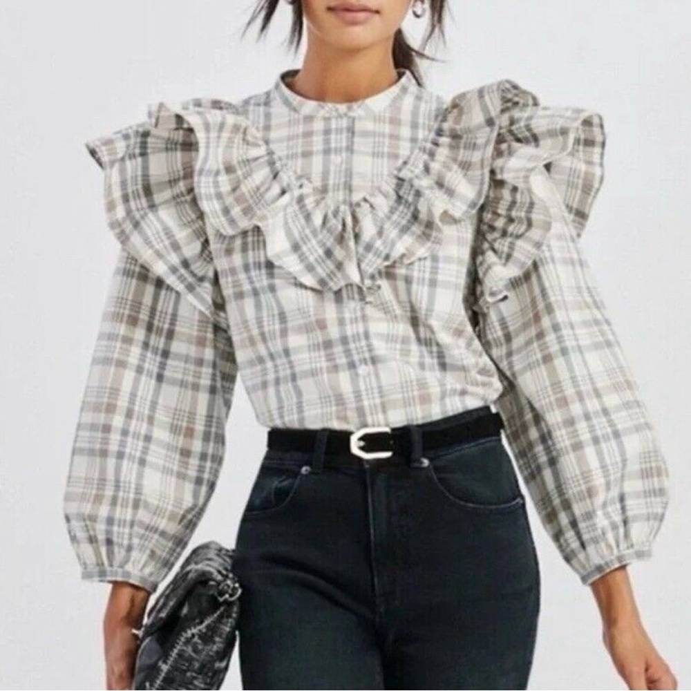 Something Navy Plaid Shirt